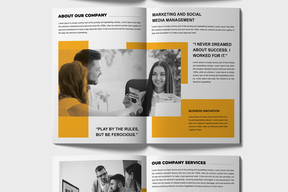Business Brochure Template Layout, a Brochure Template by MightyDesign (Photo 2 of 8)