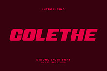 Colethe Strong Bold Sans Font