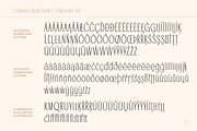 Cadence Demi-Serif Display Font, a Serif Font by Type and Graphics Studio (Thumbnail 24 of 28)