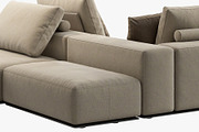 Poliform Westside Sofa set 3, a Furniture 3D Model by 3dmitruk (Thumbnail 10 of 18)