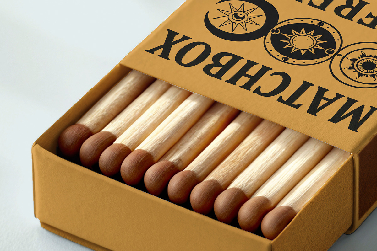 Matchbox Mockup, a Packaging Mockup by GraphicWave (Photo 3 of 3)