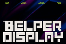 CS Belper – Futuristic Font