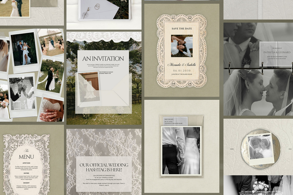Quiet Luxury Bridal Kit, a Social Media Template by Pani Temp. (Photo 8 of 17)