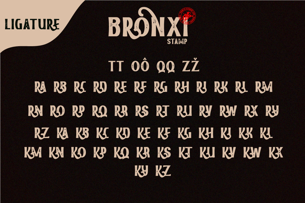 Bronxi - A Vintage Sans Serif Fonts, a Script Font by Vava Aryanto (Photo 16 of 16)