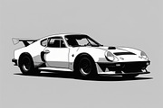 Sports Car Silhouette, an Illustration by balal (Thumbnail 5 of 9)