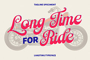 Lhasting Retro-Modern Script Font, a Script Font by Letter Fresh (Thumbnail 2 of 10)
