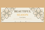 Abstract Floral Banner Template, a Marketing Template by sekitarief (Thumbnail 1 of 3)