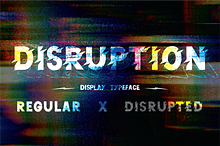 Disruption Sans Display Font