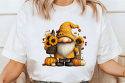 Whimsical Enjoy Cute Autumn Gnome, a Seasonal Illustration by designcity5 (Thumbnail 4 of 5)