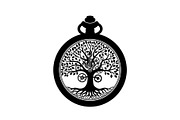 Steampunk Tree of Life Symbol Bundle, an Illustration by yasushie (Thumbnail 3 of 31)