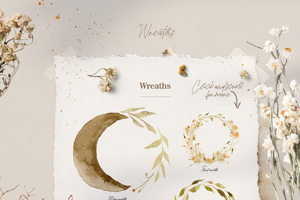 Scandi Nursery Watercolor Collection, a Texture Illustration by Creativeqube Design (Photo 9 of 18)