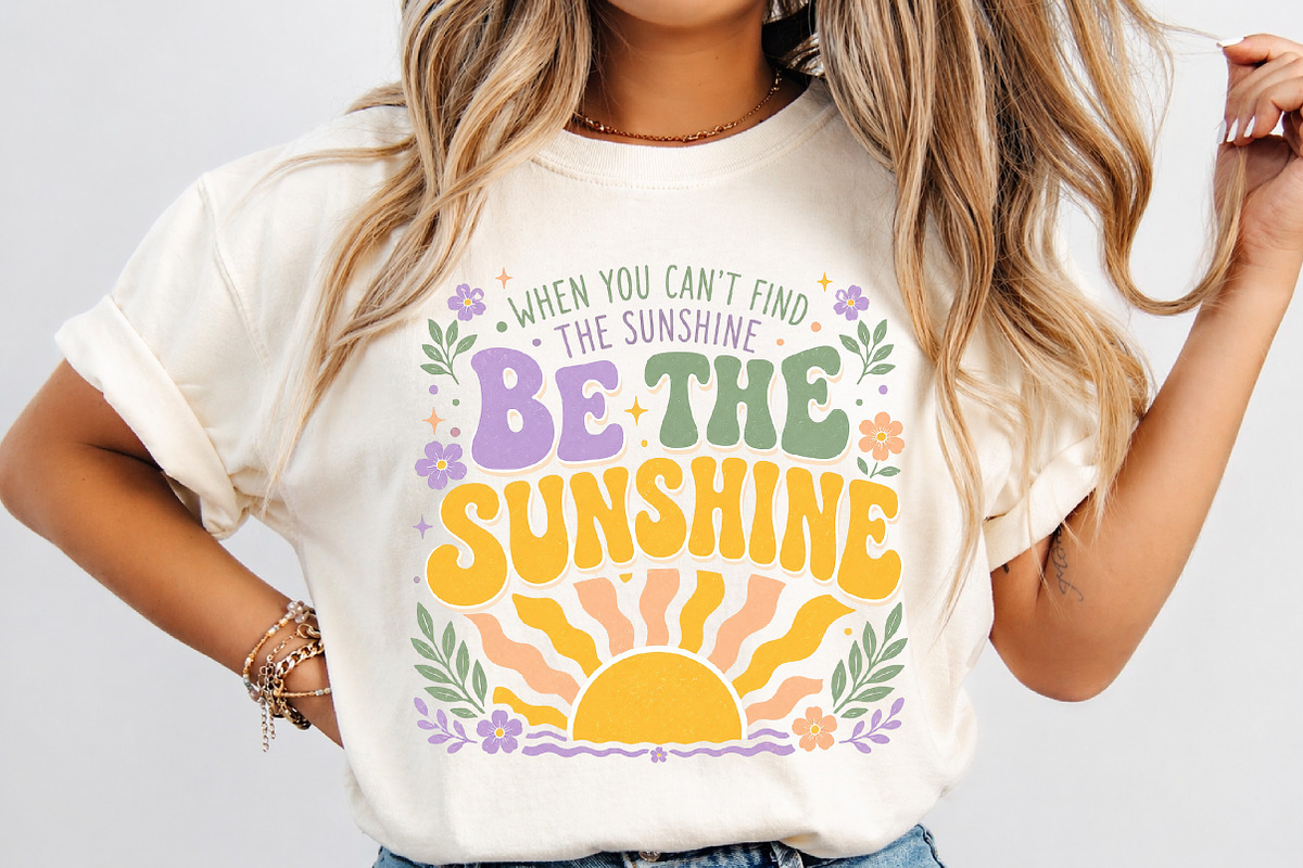 Boho Retro Be The Sunshine Summer PN, an Illustration by Dream Creation (Photo 2 of 6)