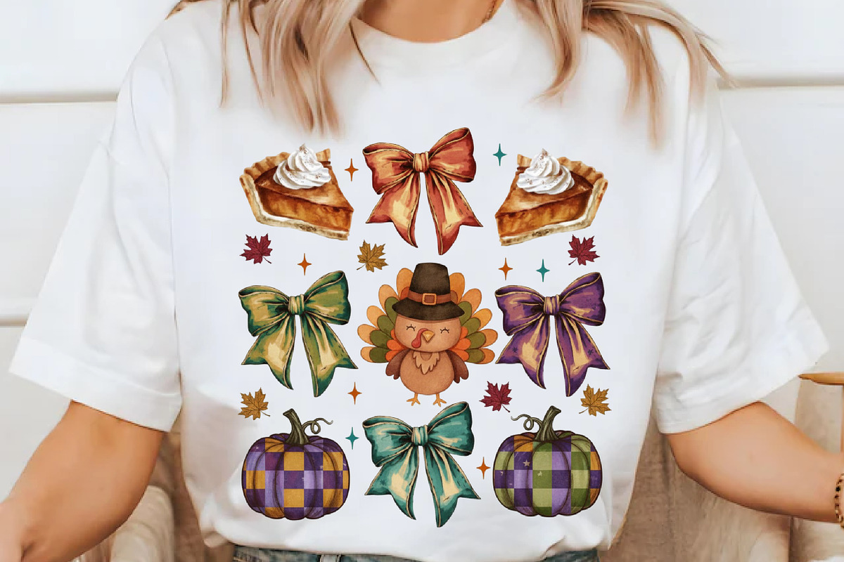 Retro Thanksgiving Png, Retro Fall, an Illustration by designcity5 (Photo 8 of 9)