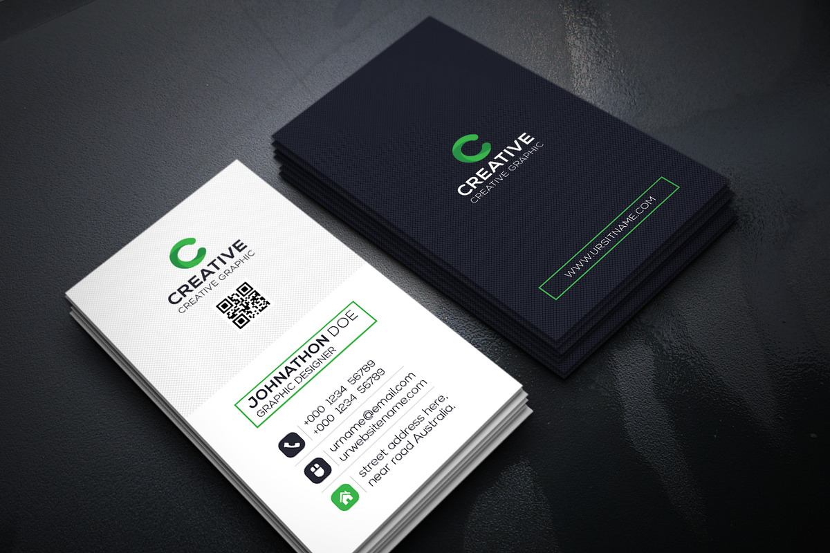 Clean Business Card, a Business Card Template by Creative_Arts (Photo 6 of 7)
