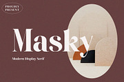 Masky Serif Font, a Serif Font by Graphicxell (Thumbnail 1 of 10)