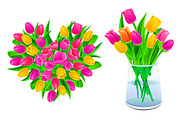 20 Vector flowers, an Illustration by Mallinka (Thumbnail 3 of 4)