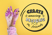 Lettering box. 8 Fonts & Extras!!!, a Script Font by Red Ink (Thumbnail 7 of 20)