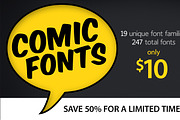 Comic Fonts, a Font by 128bit Technologies (Thumbnail 1 of 5)