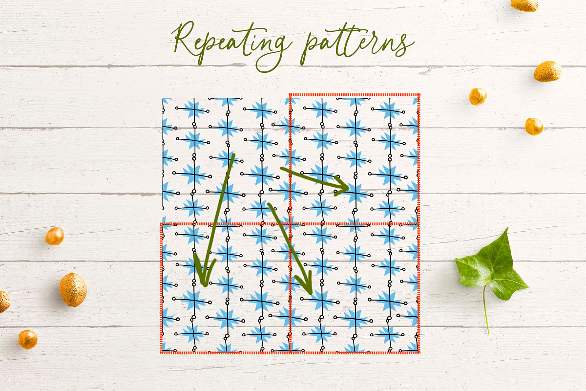 Christmas horse pattern eps, a Pattern Graphic by Lucyinyourheart (Photo 10 of 10)