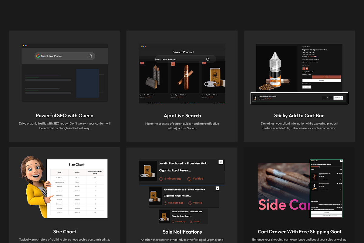 Tobacco Shopify 2.0 Theme, a Shopify Template by LogicGo Shopify Experts (Photo 6 of 6)