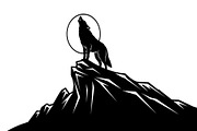40 Wolf Moon Silhouette Vector Bundl, an Illustration by Amazin_art (Thumbnail 28 of 41)
