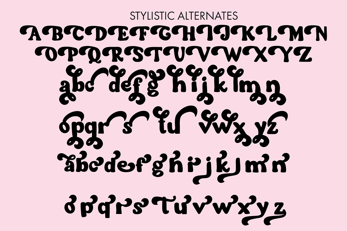 Funky Town - A Retro Font, a Handwritten Font by Freeling Design House (Photo 3 of 6)