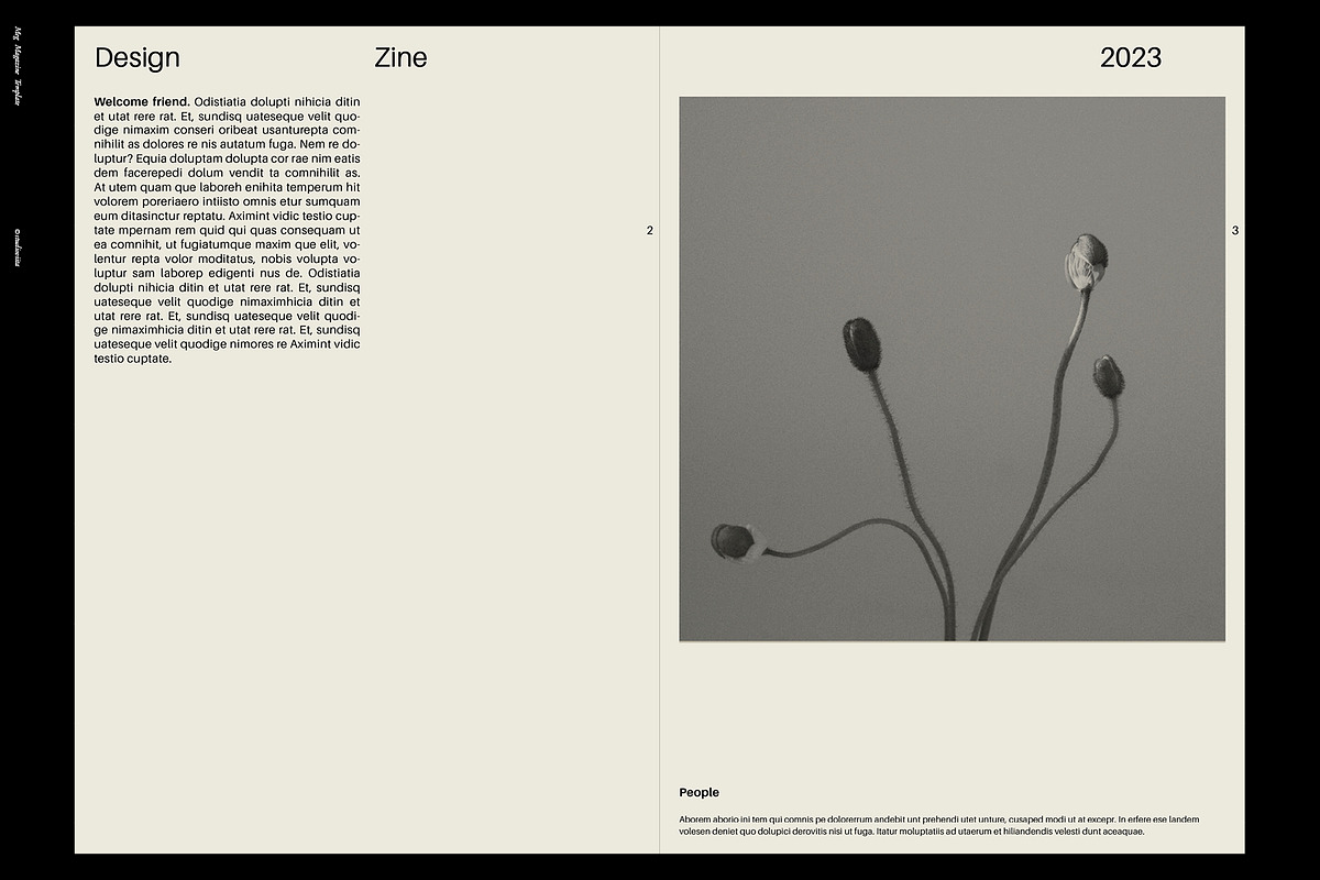 Minimalistic Magazine Template⸻Meg, a Magazine Template by Studio Viita (Photo 4 of 7)