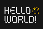 Glitch font - Pixelated Display Sans, a Sans Serif Font by Roman Polishchuk (Thumbnail 9 of 9)