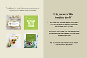Nutrition Coach Instagram Canva Kit, a Social Media Template by Deepa Template Studio (Thumbnail 8 of 12)