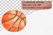 Watercolor Sports Clipart Set, a Sport Illustration by CropUp Creative (Thumbnail 4 of 4)
