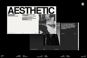 Aesthetic Brand Guideline Template, a Presentation Template by GoldenPixelStudio