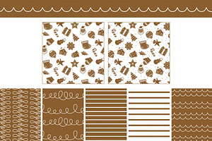 Gingerbread Graphics Set