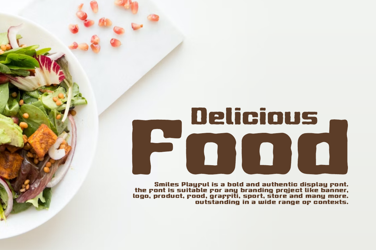 Smiles Playful Font, a Sans Serif Font by QR Design Studio (Photo 5 of 10)