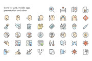 Stop virus colored outline iconset, an Outline Icon by LAFS (Thumbnail 2 of 4)