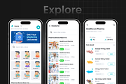Medicine Ordering App | DeliMed, an UI Kit Template by Opus LabWorks (Thumbnail 2 of 11)