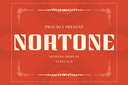 Nortone | Modern Sans, a Serif Font by Almeera Std (Thumbnail 1 of 7)