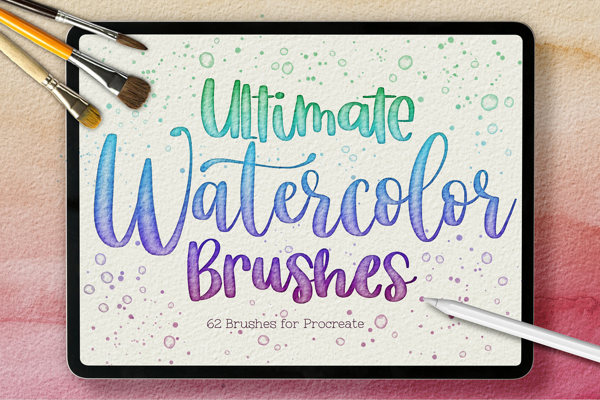 Ultimate Watercolor Brushes, a Brush Add-On by The Creative Bix (Photo 1 of 12)