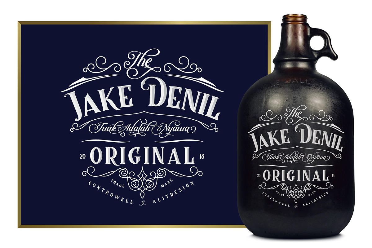 Controwell Victorian Typeface 30%! preview 7