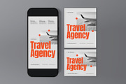 Travel Agency Flyer, a Flyer Template by graphicook (Thumbnail 3 of 3)