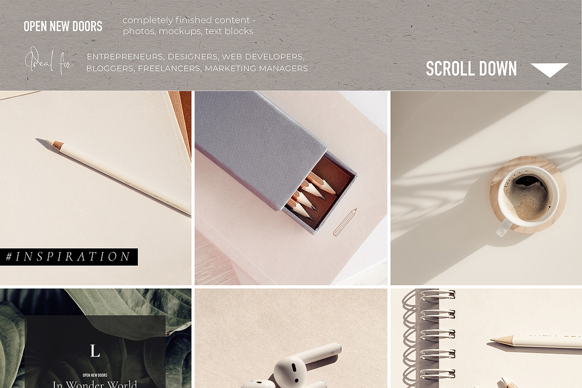 Minimalism. Feed №1., a Social Media Template by OntheMoon (Photo 2 of 9)
