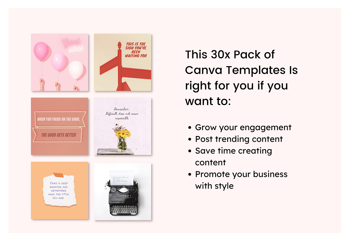 Realistic Sign Canva Template Pack, a Social Media Template by Cultive Creative (Photo 2 of 7)
