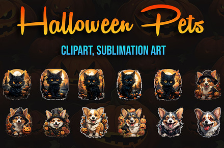 Halloween Pets Sublimation