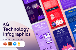 5G Technology Infographics Template