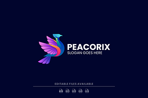 Gradient Modern Peacock Logo Design, a Branding & Logo Template by Artnivora.Std