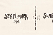 SeaFlower | Hand Drawn Surf Font, a Handwritten Font by Madeline ODonoghue Design (Thumbnail 1 of 3)