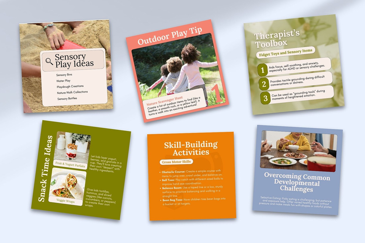 Tots Early Education Social Template, a Social Media Template by Artfullyours (Photo 9 of 11)