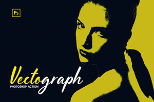 Vectograph Photoshop Action