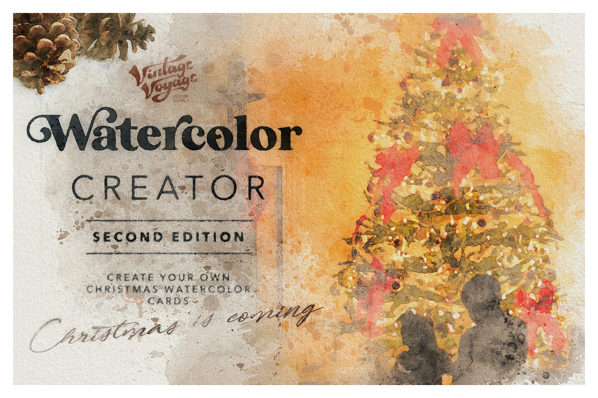 The Watercolor Creator #2 • SALE, an Action Add-On by Vintage Voyage Supply (Photo 2 of 15)