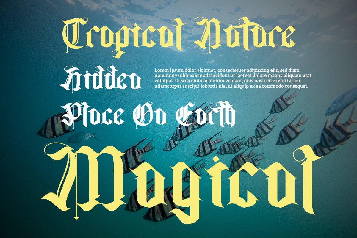 Despacio – Medieval Blackletter Font, a Blackletter Font by Dhabee (Photo 8 of 16)