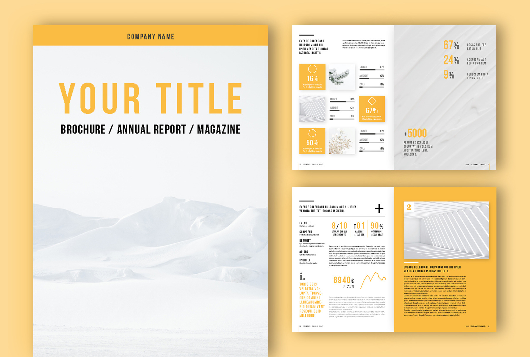 Proposal / Brochure Layout Template, a Brochure Template by ...